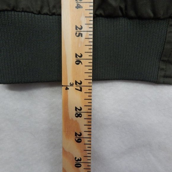 Mens Casual Military Jacket Stand Collar Zipper Pocket Cargo Jacket Army Green L - Picture 7 of 16